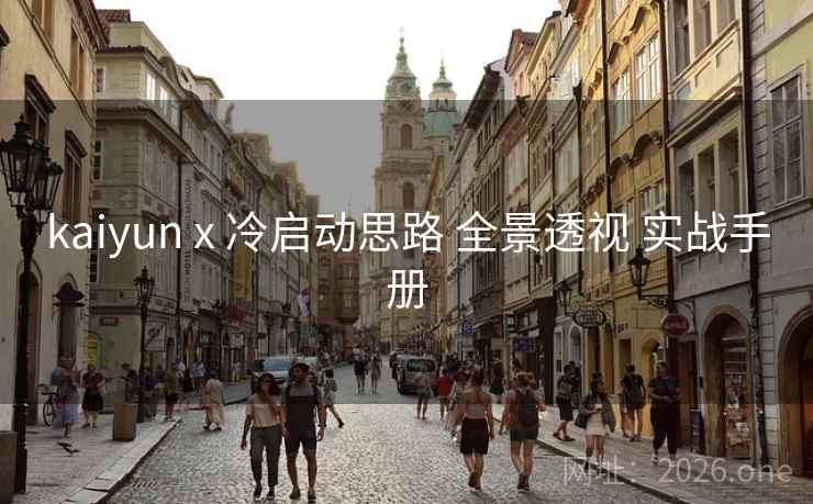 kaiyun x 冷启动思路 全景透视 实战手册