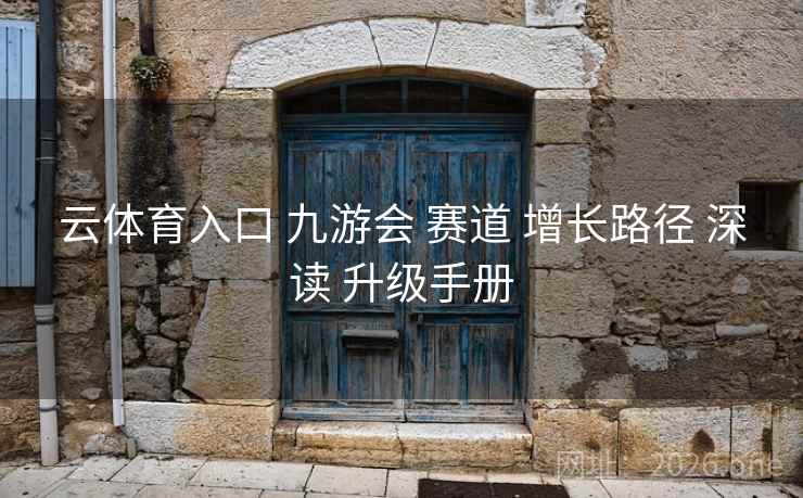 云体育入口 九游会 赛道 增长路径 深读 升级手册