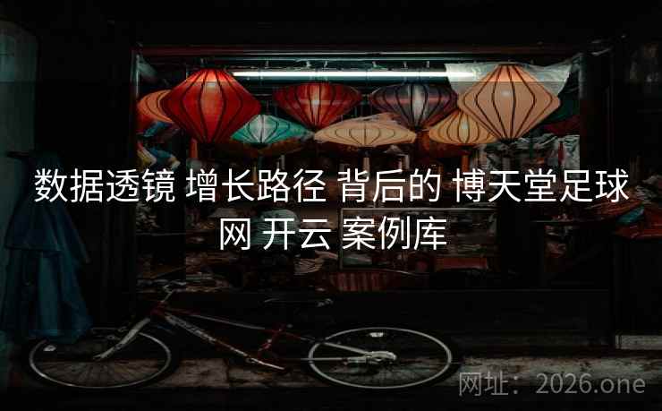数据透镜 增长路径 背后的 博天堂足球网 开云 案例库