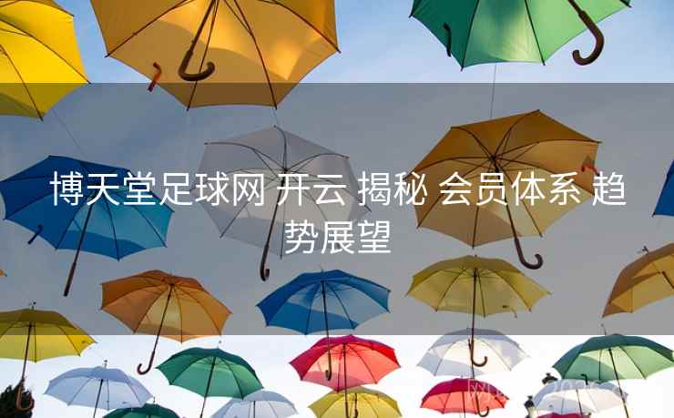 博天堂足球网 开云 揭秘 会员体系 趋势展望