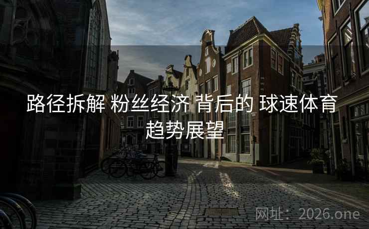 路径拆解 粉丝经济 背后的 球速体育 趋势展望