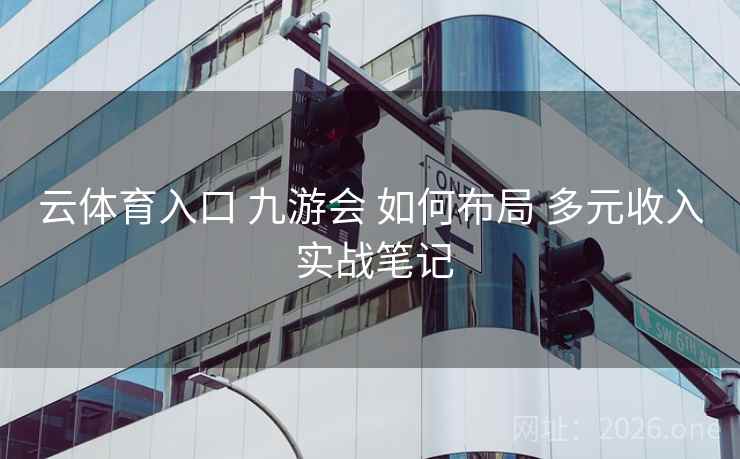 云体育入口 九游会 如何布局 多元收入 实战笔记