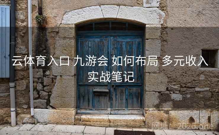 云体育入口 九游会 如何布局 多元收入 实战笔记
