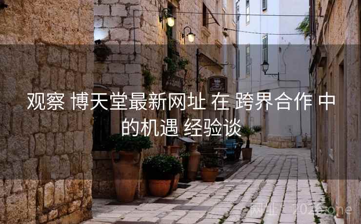 观察 博天堂最新网址 在 跨界合作 中的机遇 经验谈