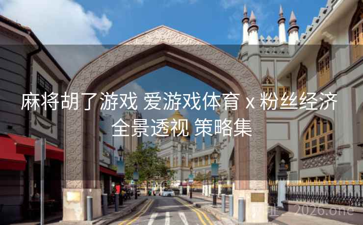 麻将胡了游戏 爱游戏体育 x 粉丝经济 全景透视 策略集
