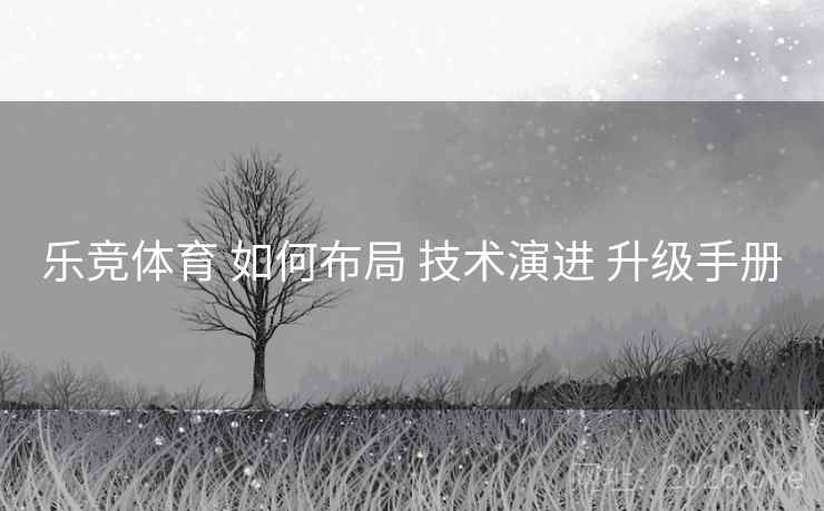 乐竞体育 如何布局 技术演进 升级手册
